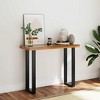vidaXL Console Table Teak 39.4"x13.8"x29.5" - 2 of 4