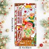 Aoibox Christmas Door Cover 1 Piece 70.9 x 35.4 Inch Gingerbread Man Banner for Front Door Photo Backdrop Holiday Party Decoration - 2 of 4