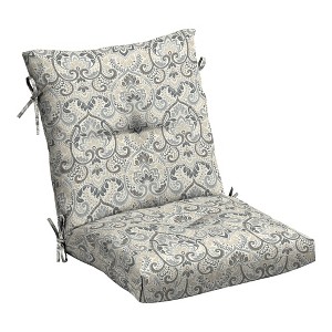 ARDEN Outdoor Plush Modern Tufted Blowfill Dining Chair Cushion, 21 x 40, Water Repellent, Fade Resistant - 1 of 4