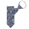Jacob Alexander Men's Happy Hanukkah Jewish Symbols Pre-Tied Zipper Necktie - 2 of 4