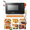 Commercial Chef 1.3 Cu. Ft. Countertop Microwave Oven, Touch Controls with Digital Display, 1000W, 12.4 Turntable, Push Button Door - 2 of 4