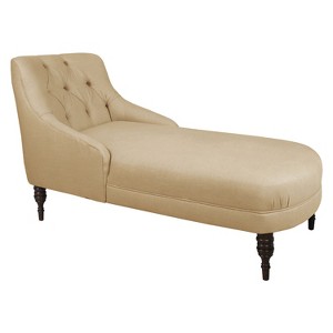 Chaise Linen Sandstone - Skyline Furniture , Adult Unisex, Brown