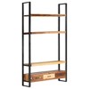 vidaXL Bookshelf 118x30x200 cm Solid Reclaimed Wood - 2 of 4