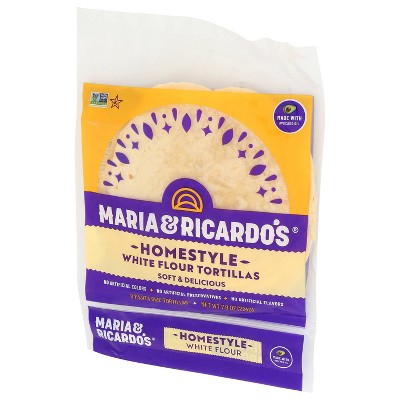 Maria & Ricardo's Homestyle White Tortillas - 7.9oz
