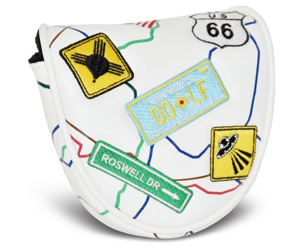 Prg Americas New Mexico Highway Mallet Putter Cover White