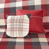Sapphtopaz Bedding Comforter Set Quilt Set Cabin Farmhouse Style Classic Plaid Pattern Herringbone Quilt Set 6 Piece - 3 of 4