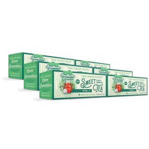 Southern Breeze Hot Brew Sweet Tea Decaf Iced Tea with 22 Individually Wrapped Family Size Tea Bags, Pack of 6 - 1 of 4