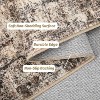 Washable Area Rugs, Soft Low Pile Large Boho Rugs for Living Room Indoor Non-Slip Carpet Vintage Distressed Rugs for Bedroom Dining Room - 4 of 4