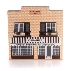 Cat's Meow Village 4.0 Inch Osbahr's Upholstering Series Ix Retired Village Buildings - 1 of 4