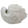 Diva At Home 10-Inch Sleeping Angel Baby with Wings Outdoor Garden Statue - 4 of 4