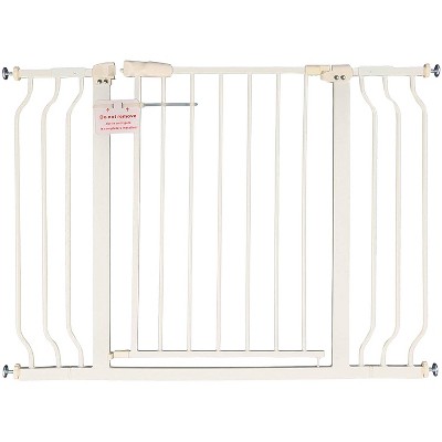 Image of BalanceFrom Easy Walk-Thru Safety Gate for Pets and Baby Doorways Stairways 30-Inch Tall Fits 29.1 - 43.3 Inch, White