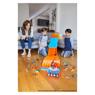 hot wheels track builder system race crate target