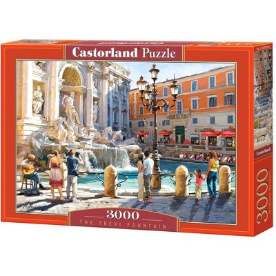 3000 Piece Jigsaw Puzzle, The Trevi Fountain, Rome, Italy, Baroque Art., Adult Puzzles, Castorland C-300389-2