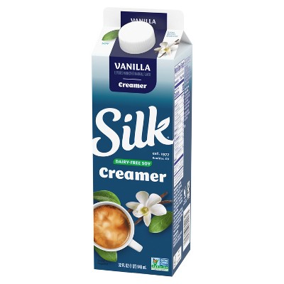 Silk Vanilla Soy Creamer - 32 fl oz (1qt)