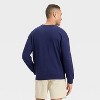 Men's USA Fleece Crewneck Sweatshirt - Goodfellow & Co™ Navy Blue - 2 of 3