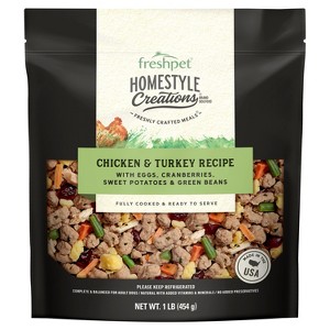Freshpet Homestyle Creations Chopped Chicken and Turkey with Vegetables ...