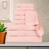 Rayon From Bamboo Cotton Blend Eco-Friendly Hypoallergenic Solid Bathroom Towel Set by Blue Nile Mills - 2 of 4