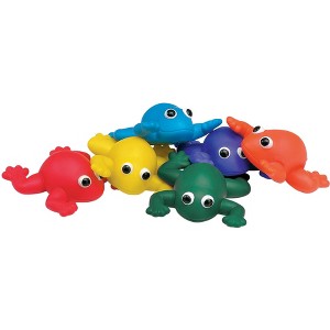 Sportime Indestructible Bean Bag Frogs, Assorted Colors, Vinyl, Set of 6 - 1 of 1