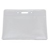 SICURIX SICURIX Badge Holder, Horizontal, 2.13 x 3.38, Clear, 12/Pack - 3 of 4