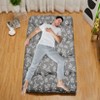 Japanese Futon Floor Mattress, Portable Thick Tatami Mat, Roll Up Futon Pad, Foldable Floor Mattress, Sleeping Mattress for Camping, Dormitory - 3 of 4