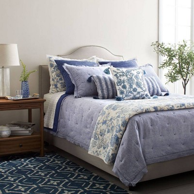 target blue bedding