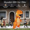 Costway 8FT Halloween Inflatable Pumpkin Head Dinosaur Blow Up with LED Lights - 3 of 4