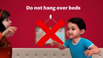 Clear Mini Adhesive Wall Hooks with Strips, 30 Pack