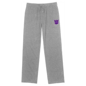 Men's Transformers Decepticon Classic Logo Mask Lounge Pants - 1 of 3