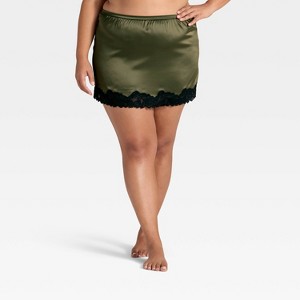 Women's Satin & Lace Lingerie Skirt - Auden™ - 1 of 3