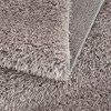 SKRAN 3'11"x5'11" Super Soft Carpet Shag Area Rug Non-Shedding & Easy Cleaning Transparent Sprayed Latex Reverse For Living Room, Dining Room, Beige - 2 of 4