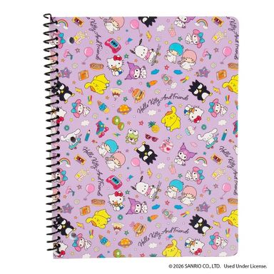 Hello Kitty 8.25"x10.5" Wide Ruled License Notebook 80 Pages