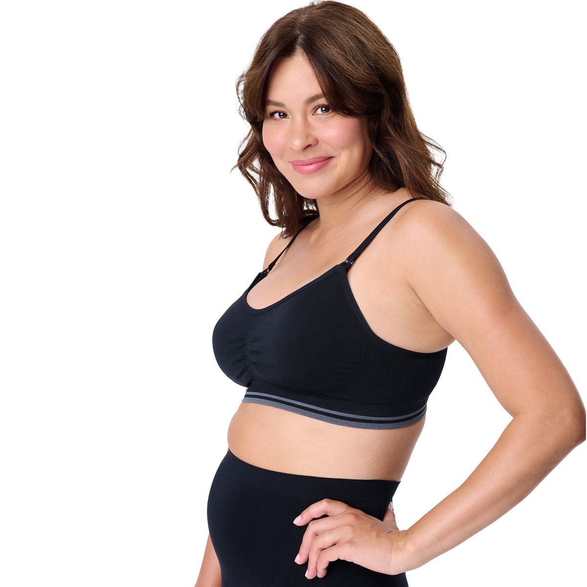 Motherhood Maternity Women's Maternity Seamless Nursing and Hands-Free Pumping Bra - thumbnail 3