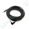 SatelliteSale Auxiliary 3.5mm Right Angle Audio Jack Male to Male Digital Stereo Aux Cable Universal Wire Black Nylon Cord - 3 of 4