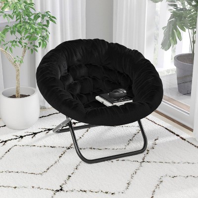 Alamont 38" Portable Folding Saucer Moon Chair