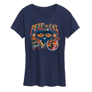 Women's - Pete the Cat - Collage Short Sleeve Graphic T-Shirt - 1 of 4