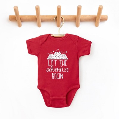 The Juniper Shop Let The Adventure Begin Mountains Baby Bodysuit