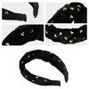 Unique Bargains Women's Velvet Heart Shape Stud Knot Headband 1.18 inch Wide - image 4 of 4