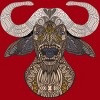 Men's Design By Humans African Buffalo By myartlovepassion T-Shirt - 2 of 4