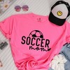 Simply Sage Market Women's Soccer Mom Ball Short Sleeve Garment Dyed Tee - 3 of 4