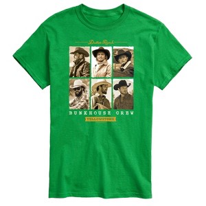 Yellowstone Bunkhouse Crew Short Sleeve Graphic T-Shirt - Green - 4 X-Large - 1 of 4