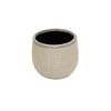Cheung's Osanna Curved Beige Ceramic Pot - Medium - 3 of 3