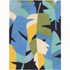HomeStock Trio Tropic Blue & Navy 1.10x2.10, Transitional, Hand Tufted - 4 of 4