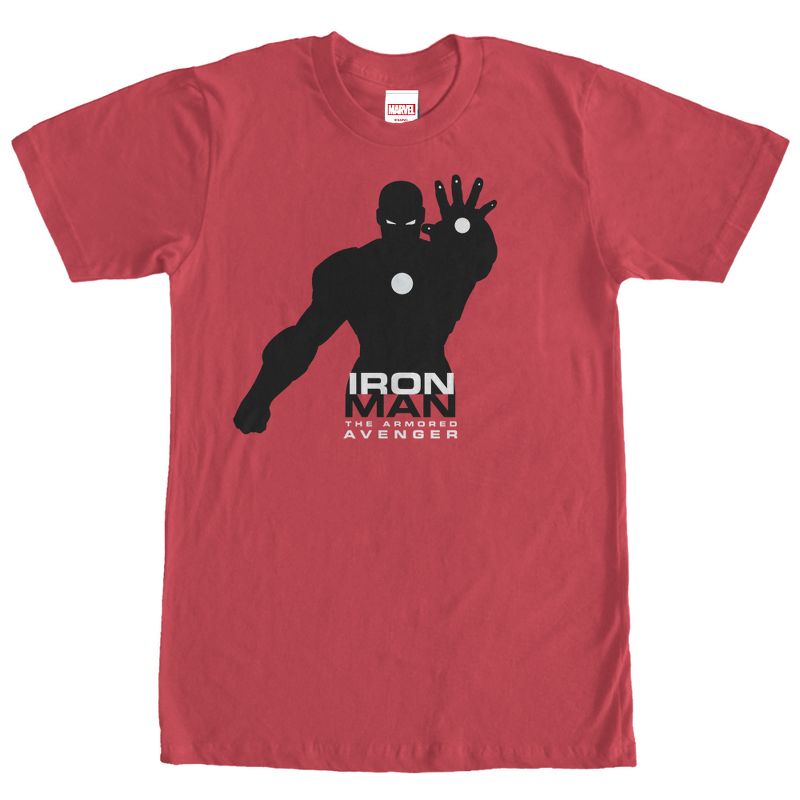 Men's Marvel Iron Man Silhouette T-Shirt, 1 of 5