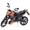 KTM 690 Duke Orange and Black 1/12 Diecast Motorcycle Model by Maisto - 2 of 3