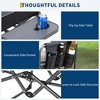 Oversized Directors Camping Chair, Portable Folding Chair for Adults Support 400 lbs, Heavy Duty Lawn Chair with Side Table, for Camping, Sports - 4 of 4