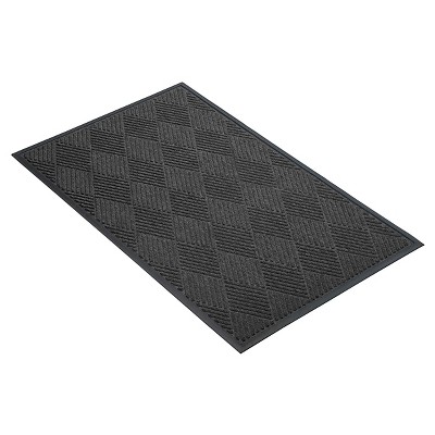 Charcoal Solid Doormat - (2'x3') - HomeTrax