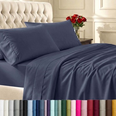 Royal Tradition 100% Cotton Sateen Sheet Set – Printed – Deep Pocket – 300 Thread Count – Wrinkle Free
