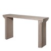 Okak 58IN Minimalist Console Table with Curved Leg Design, Hallway Table with Thick Tabletop and Legs, Entryway Table for Living Room, Foyer - 4 of 4