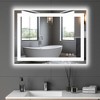 FURNIinspire Bathroom Vanity Mirrors Anti-Fog Bathroom Mirror, Rectangle Bathroom Vanity Mirror, Adjustable Brightness, Tempered Glass, 28"*20" - 2 of 4