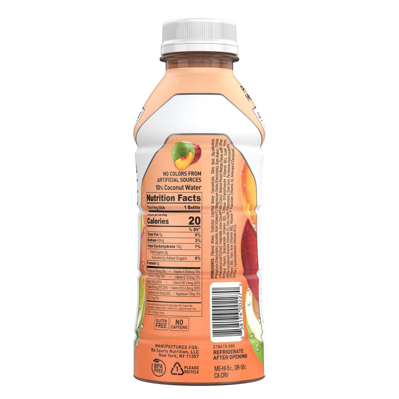 BODYARMOR LYTE Peach Mango - 16 fl oz Bottle, 3 of 7